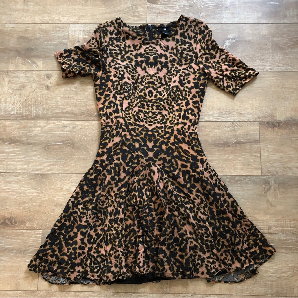 H&M Cheetah print dress